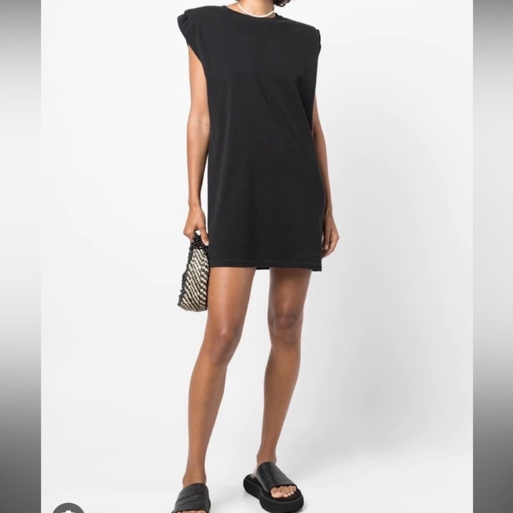ANINE BING Black T Shirt Dress Size Extra Small NWT